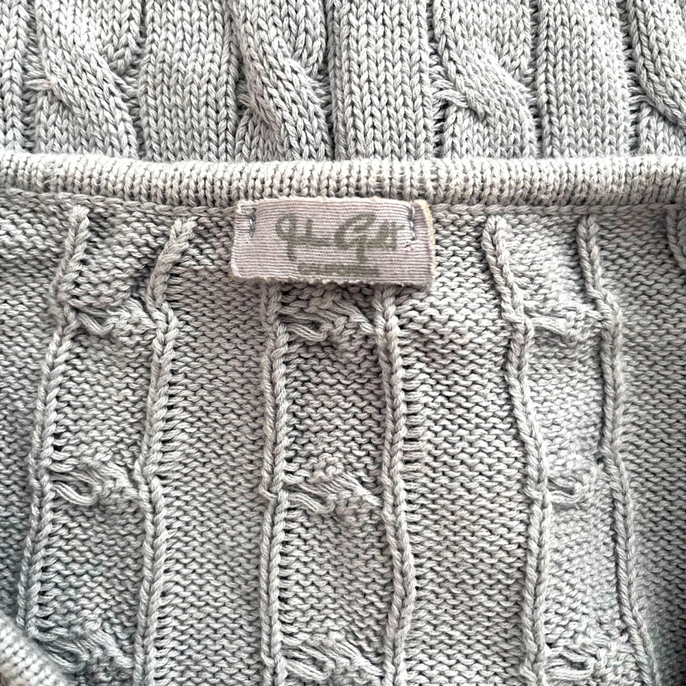 Pacsun Cable Knit Cropped Cardigan Sweater - Picture 3 of 3